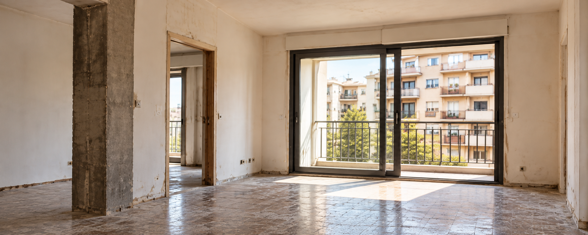 Piso en fase de estudio previo a una reforma